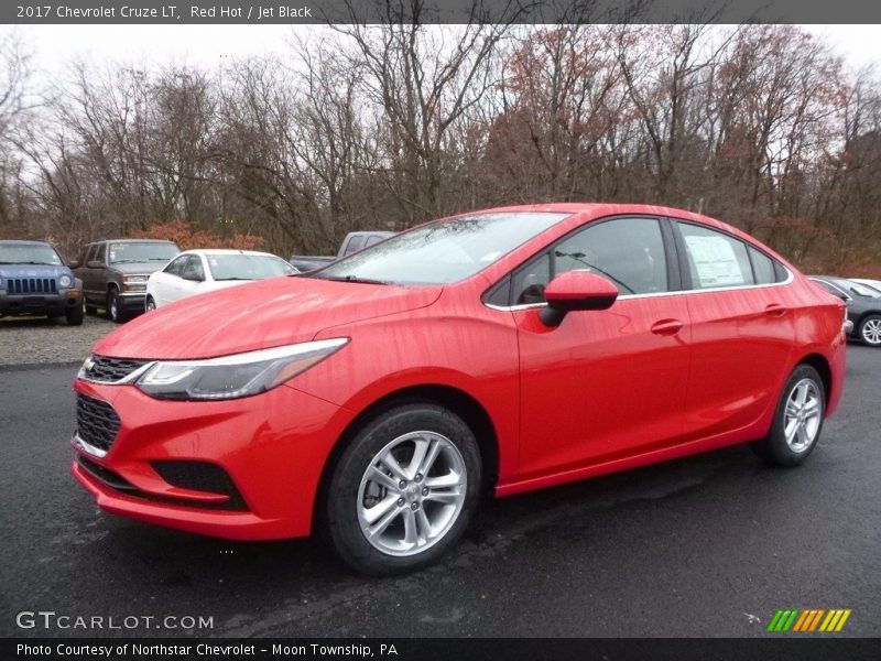 Red Hot / Jet Black 2017 Chevrolet Cruze LT
