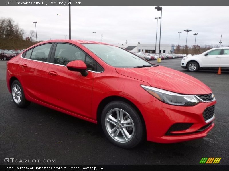 Red Hot / Jet Black 2017 Chevrolet Cruze LT