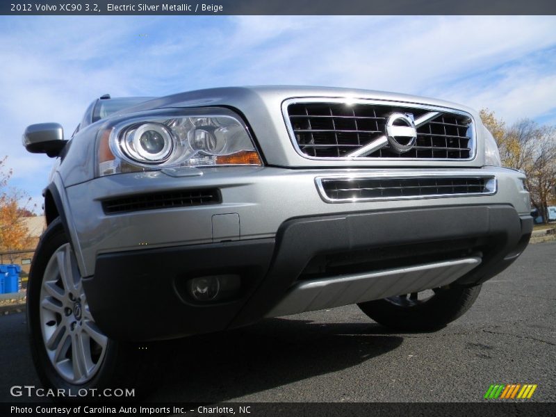 Electric Silver Metallic / Beige 2012 Volvo XC90 3.2