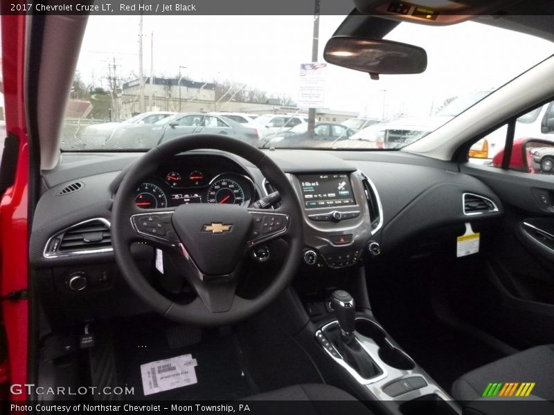 Red Hot / Jet Black 2017 Chevrolet Cruze LT