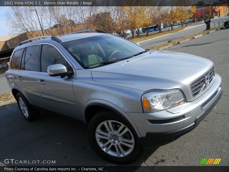 Electric Silver Metallic / Beige 2012 Volvo XC90 3.2