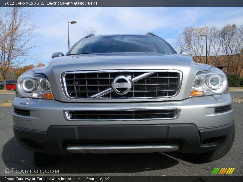 Electric Silver Metallic / Beige 2012 Volvo XC90 3.2