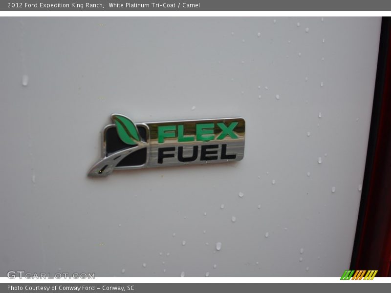 White Platinum Tri-Coat / Camel 2012 Ford Expedition King Ranch