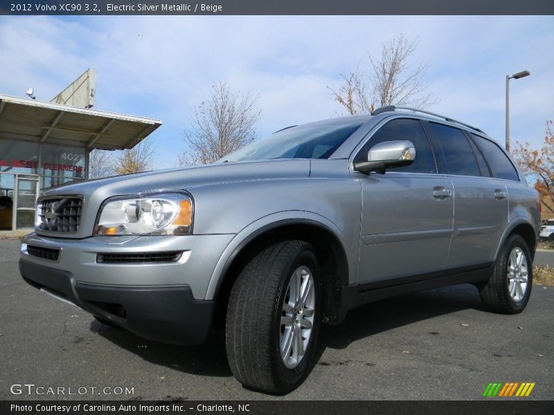 Electric Silver Metallic / Beige 2012 Volvo XC90 3.2