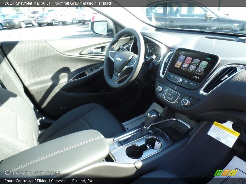 Nightfall Gray Metallic / Jet Black 2017 Chevrolet Malibu LT