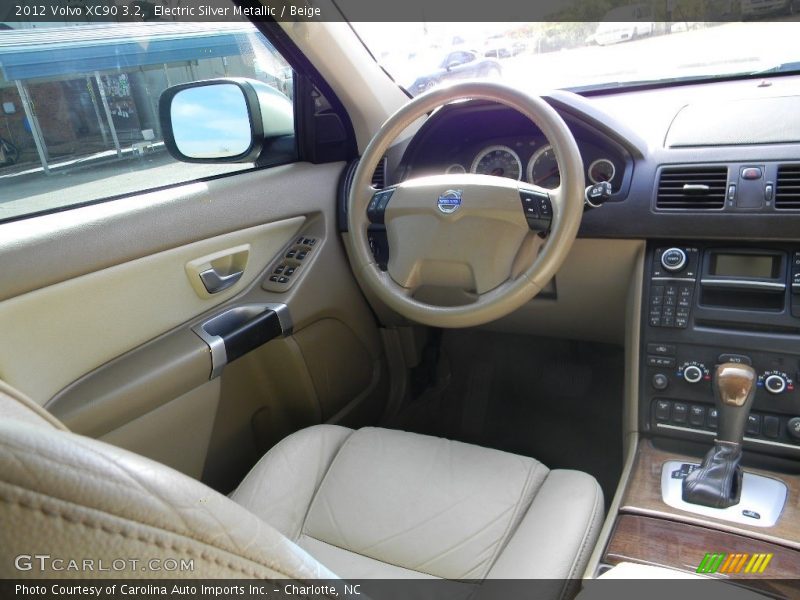 Electric Silver Metallic / Beige 2012 Volvo XC90 3.2