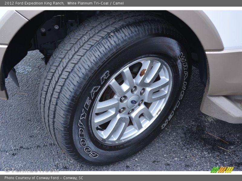 White Platinum Tri-Coat / Camel 2012 Ford Expedition King Ranch