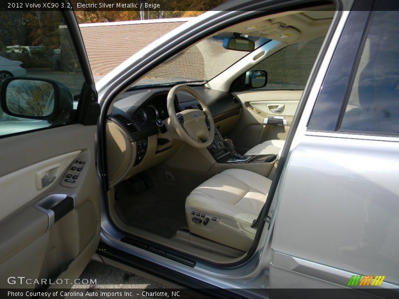 Electric Silver Metallic / Beige 2012 Volvo XC90 3.2