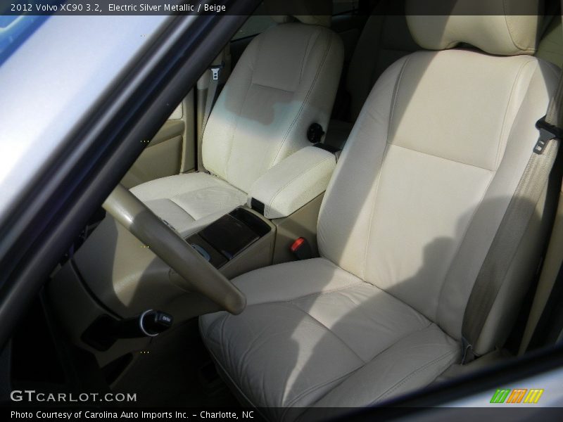 Electric Silver Metallic / Beige 2012 Volvo XC90 3.2