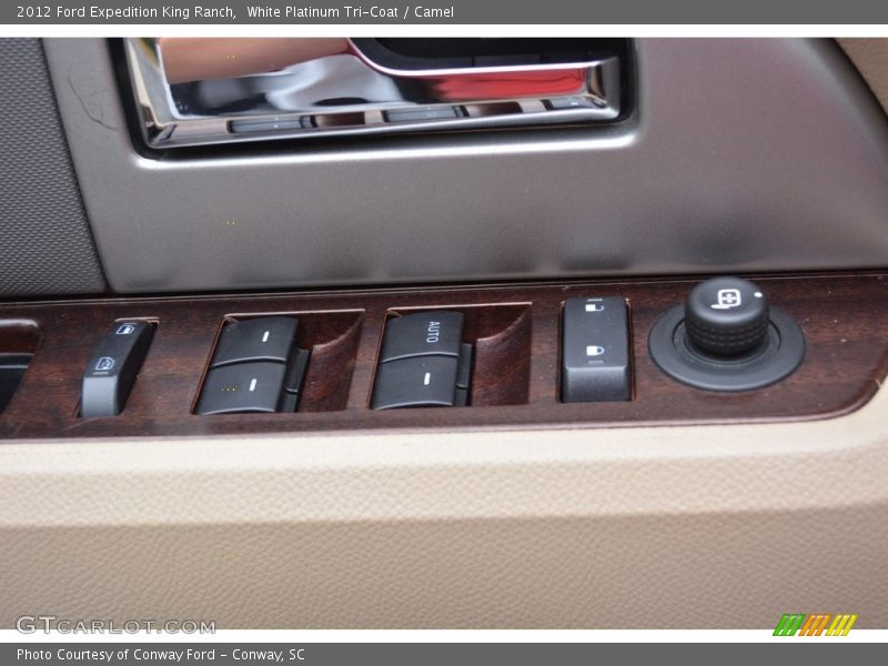 White Platinum Tri-Coat / Camel 2012 Ford Expedition King Ranch
