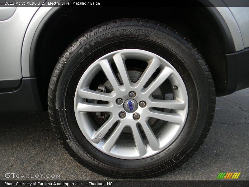 Electric Silver Metallic / Beige 2012 Volvo XC90 3.2