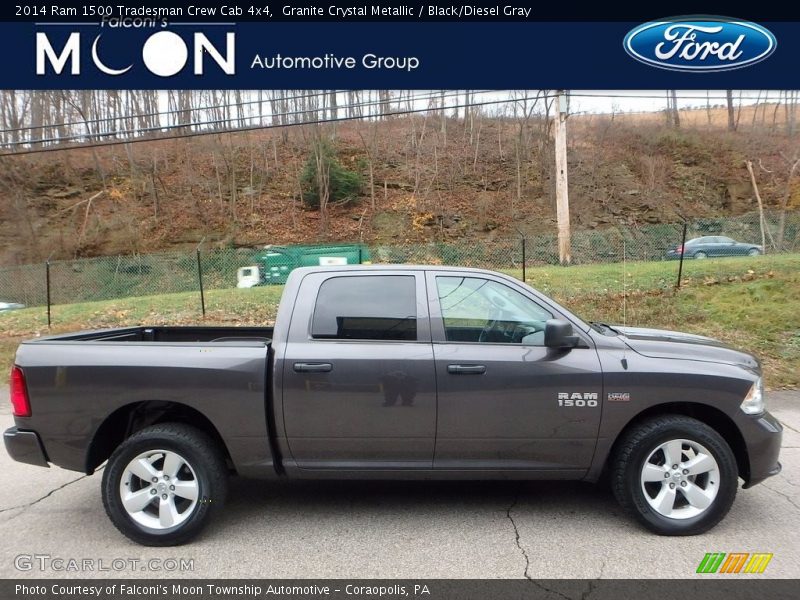 Granite Crystal Metallic / Black/Diesel Gray 2014 Ram 1500 Tradesman Crew Cab 4x4