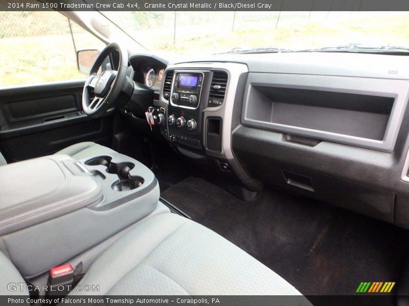 Granite Crystal Metallic / Black/Diesel Gray 2014 Ram 1500 Tradesman Crew Cab 4x4
