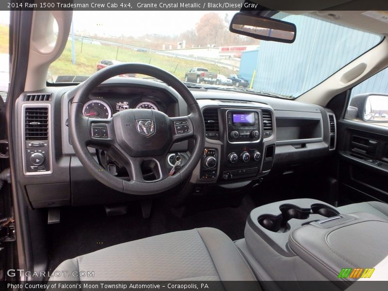 Granite Crystal Metallic / Black/Diesel Gray 2014 Ram 1500 Tradesman Crew Cab 4x4