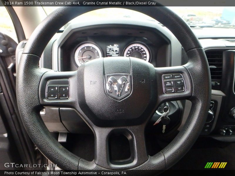 Granite Crystal Metallic / Black/Diesel Gray 2014 Ram 1500 Tradesman Crew Cab 4x4