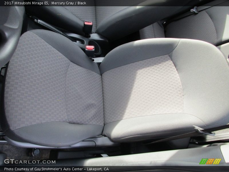 Front Seat of 2017 Mirage ES