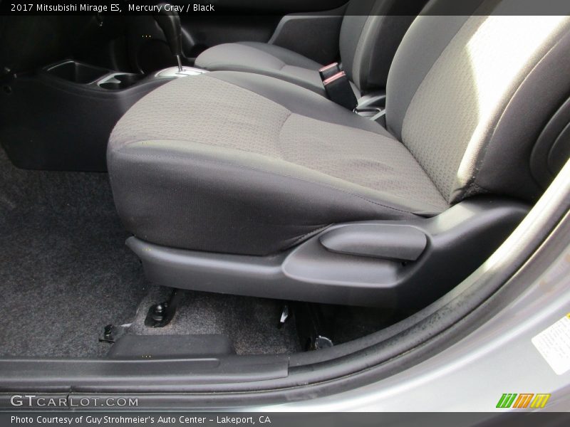 Front Seat of 2017 Mirage ES