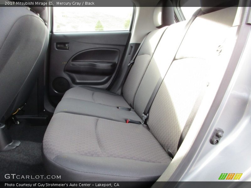 Rear Seat of 2017 Mirage ES