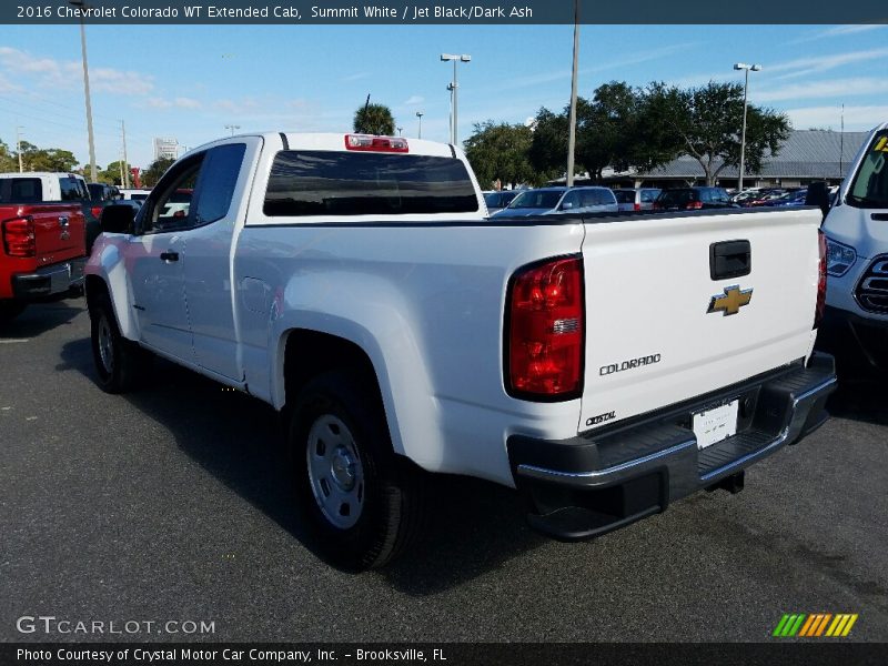 Summit White / Jet Black/Dark Ash 2016 Chevrolet Colorado WT Extended Cab