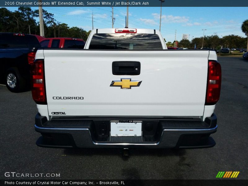 Summit White / Jet Black/Dark Ash 2016 Chevrolet Colorado WT Extended Cab