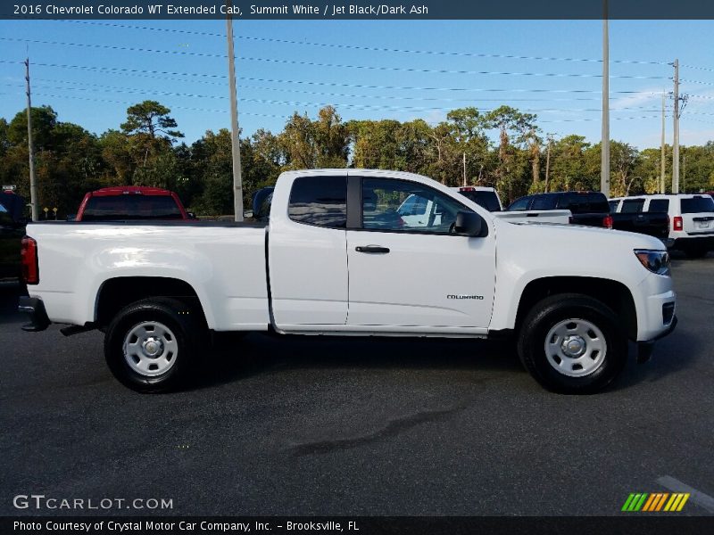 Summit White / Jet Black/Dark Ash 2016 Chevrolet Colorado WT Extended Cab