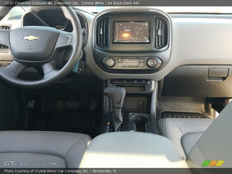 Summit White / Jet Black/Dark Ash 2016 Chevrolet Colorado WT Extended Cab