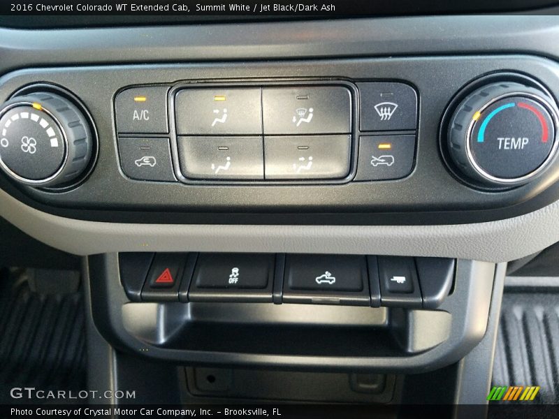 Summit White / Jet Black/Dark Ash 2016 Chevrolet Colorado WT Extended Cab