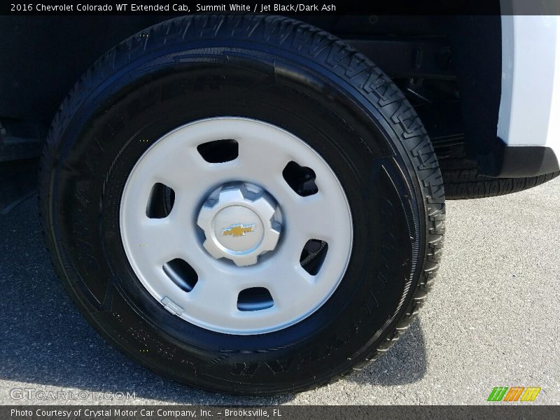 Summit White / Jet Black/Dark Ash 2016 Chevrolet Colorado WT Extended Cab