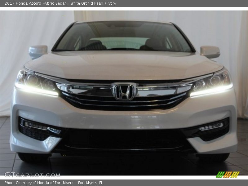 White Orchid Pearl / Ivory 2017 Honda Accord Hybrid Sedan