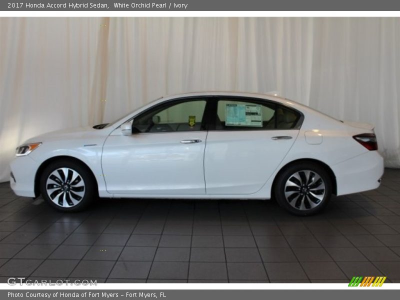 White Orchid Pearl / Ivory 2017 Honda Accord Hybrid Sedan