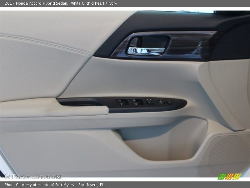 White Orchid Pearl / Ivory 2017 Honda Accord Hybrid Sedan