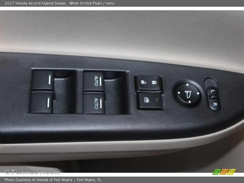White Orchid Pearl / Ivory 2017 Honda Accord Hybrid Sedan