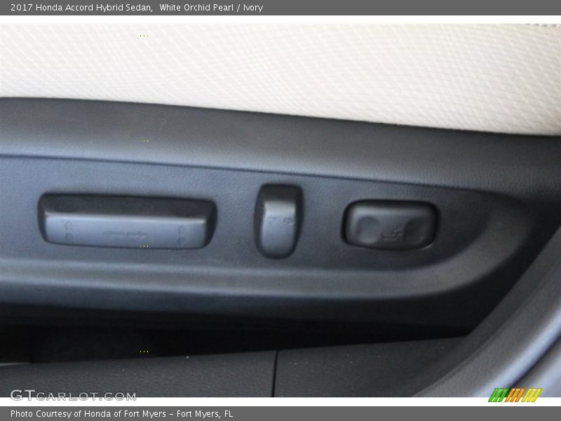 White Orchid Pearl / Ivory 2017 Honda Accord Hybrid Sedan