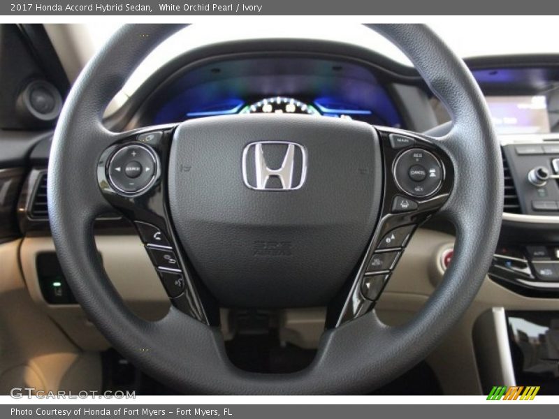White Orchid Pearl / Ivory 2017 Honda Accord Hybrid Sedan