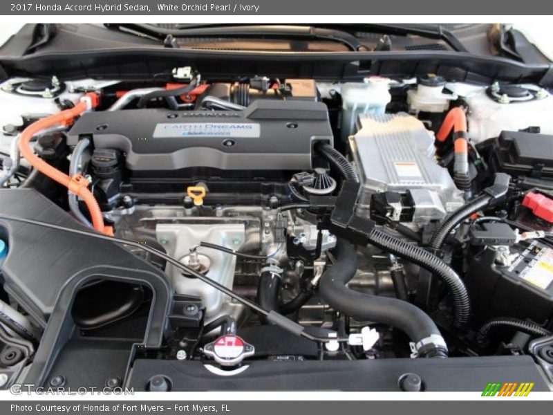 White Orchid Pearl / Ivory 2017 Honda Accord Hybrid Sedan
