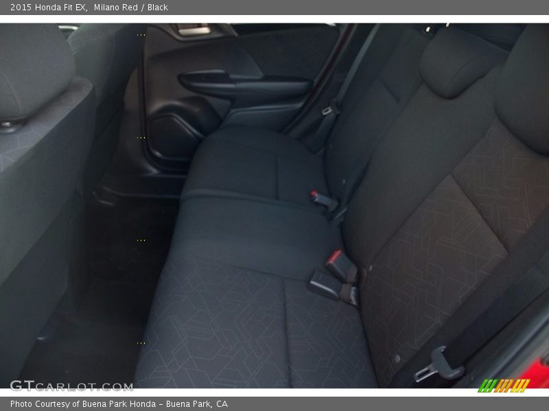 Milano Red / Black 2015 Honda Fit EX