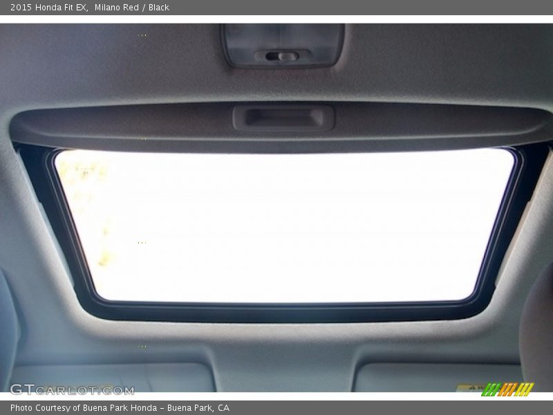 Milano Red / Black 2015 Honda Fit EX