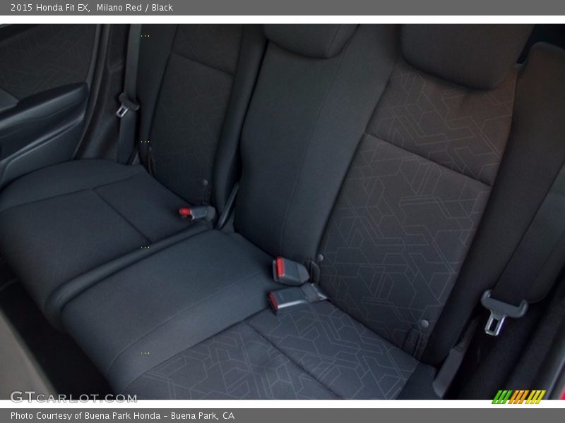 Milano Red / Black 2015 Honda Fit EX