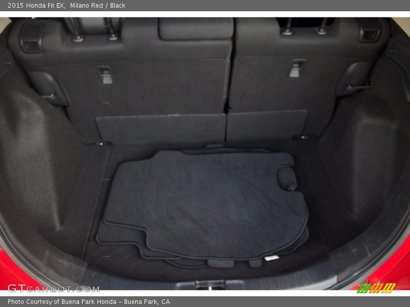 Milano Red / Black 2015 Honda Fit EX