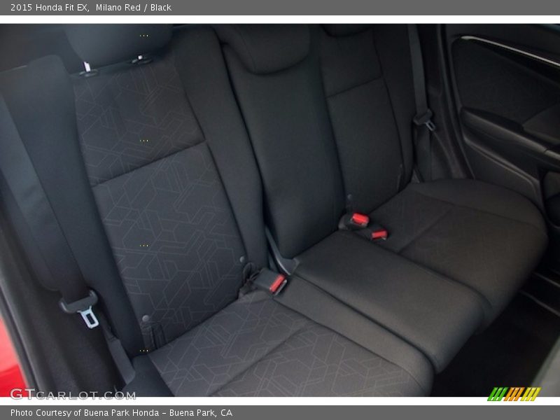 Milano Red / Black 2015 Honda Fit EX