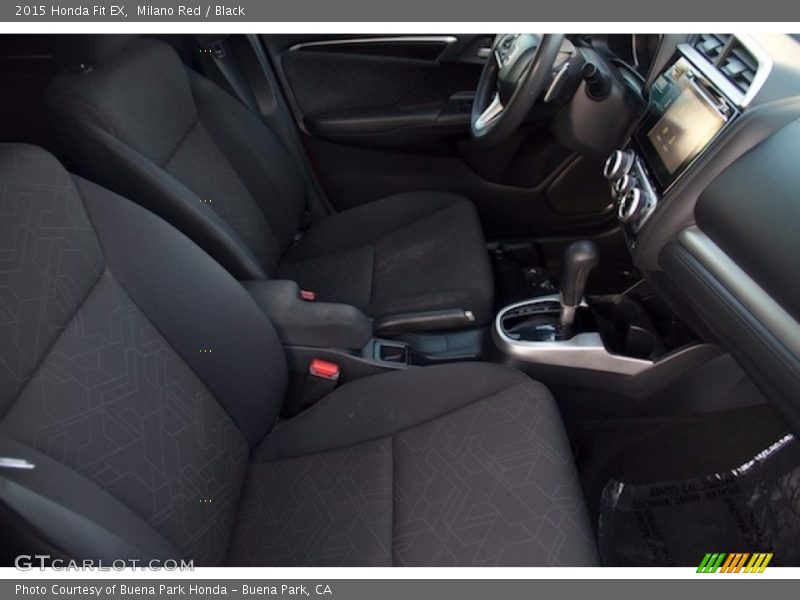 Milano Red / Black 2015 Honda Fit EX