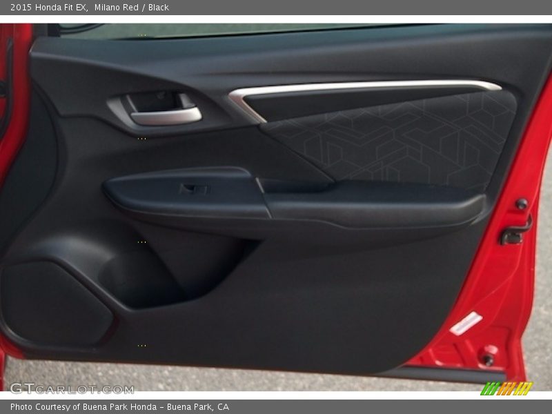 Milano Red / Black 2015 Honda Fit EX