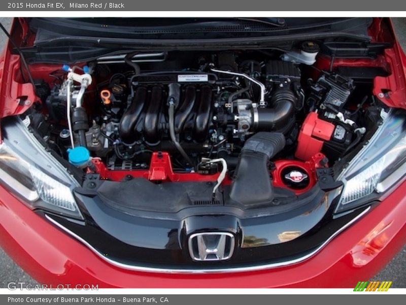 Milano Red / Black 2015 Honda Fit EX