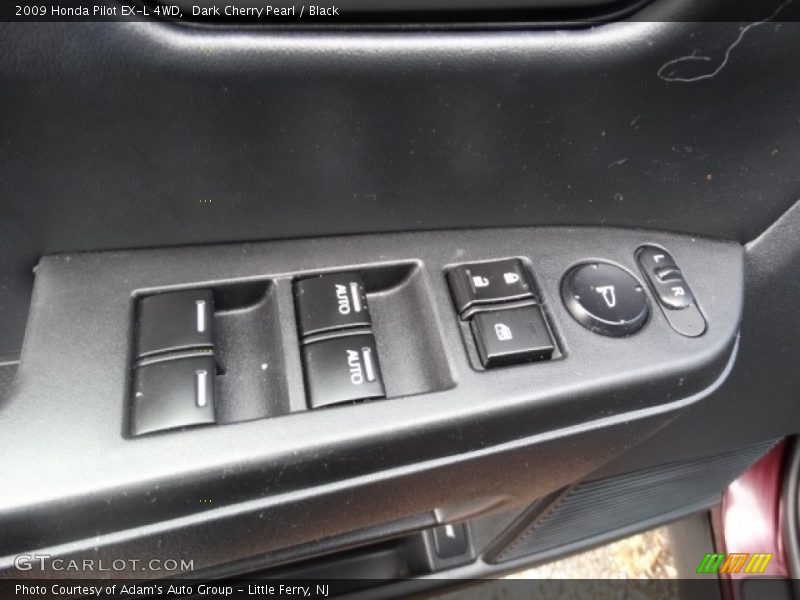 Dark Cherry Pearl / Black 2009 Honda Pilot EX-L 4WD