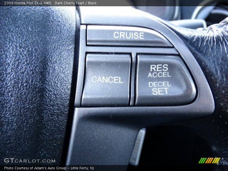 Dark Cherry Pearl / Black 2009 Honda Pilot EX-L 4WD