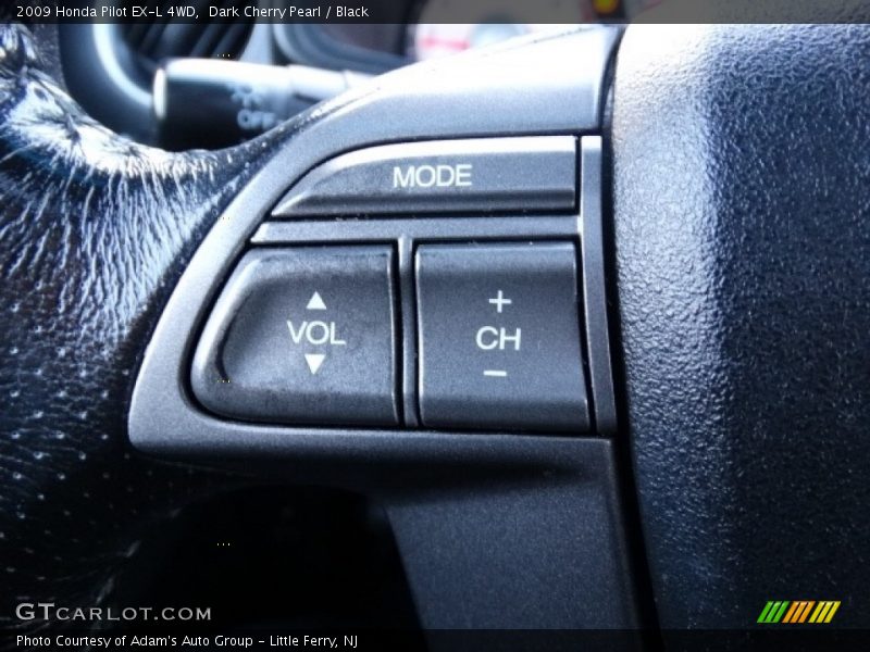 Dark Cherry Pearl / Black 2009 Honda Pilot EX-L 4WD