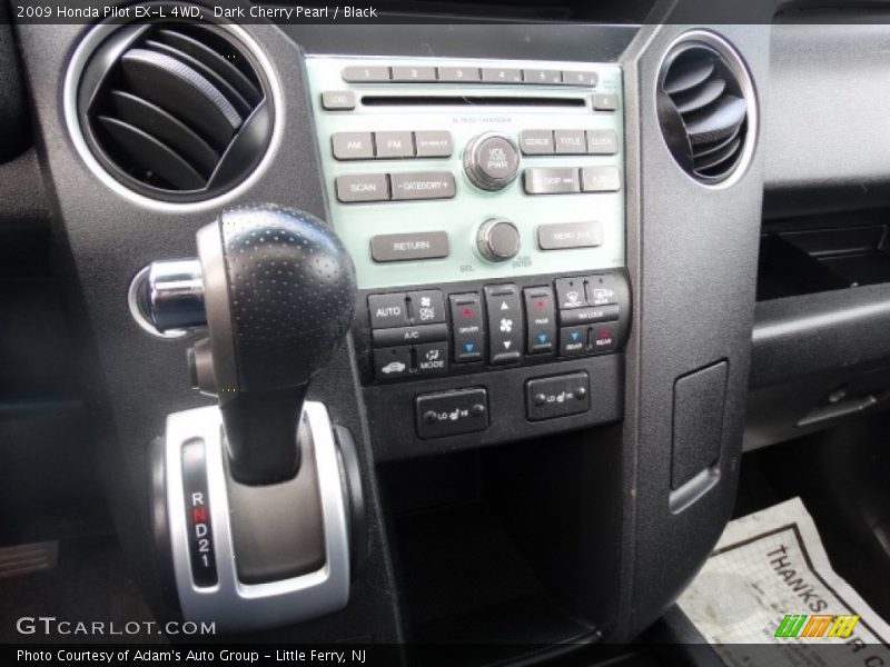 Dark Cherry Pearl / Black 2009 Honda Pilot EX-L 4WD