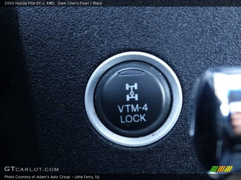 Dark Cherry Pearl / Black 2009 Honda Pilot EX-L 4WD