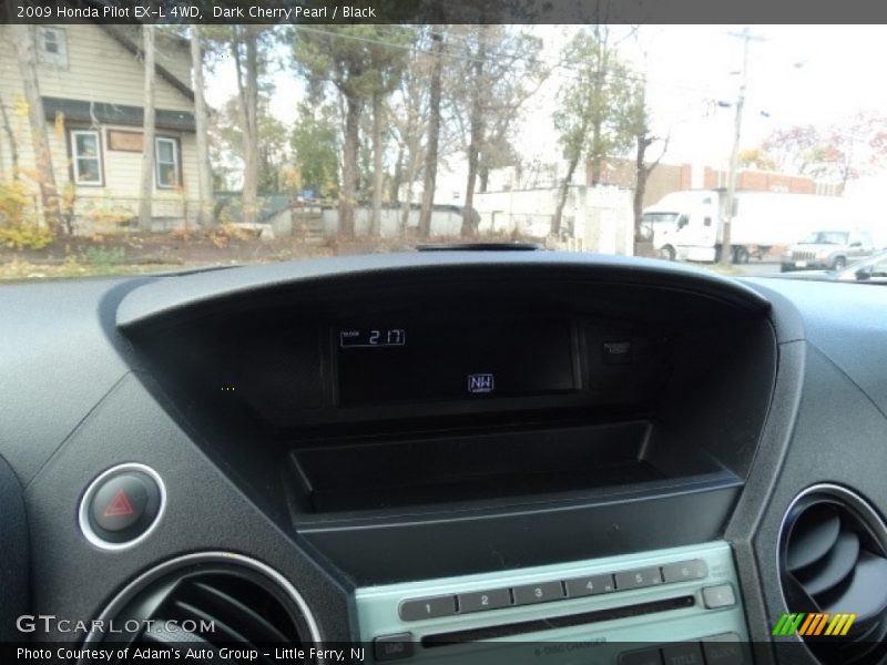 Dark Cherry Pearl / Black 2009 Honda Pilot EX-L 4WD