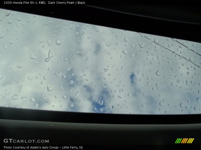 Dark Cherry Pearl / Black 2009 Honda Pilot EX-L 4WD